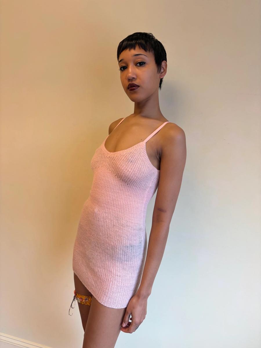 1930 Knit Bubblegum Pink Slip product image