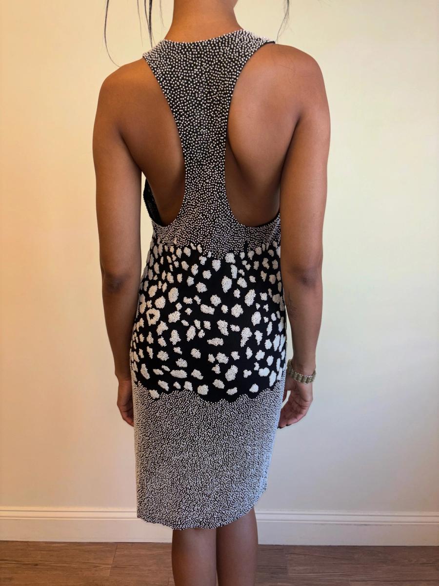 Vintage Krizia Beaded Leopard Print Dress product image