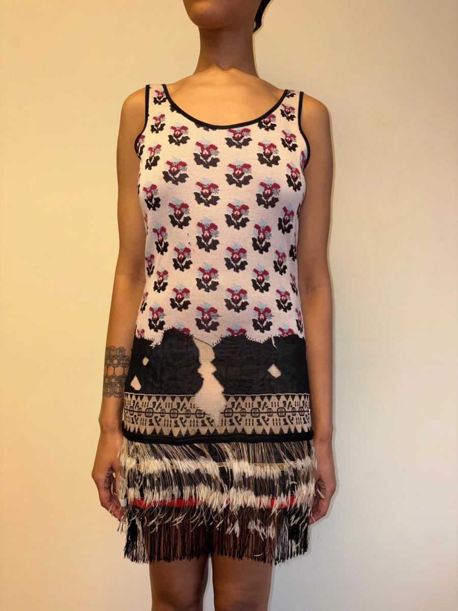 Chanel Knit Dress with Feathers product image
