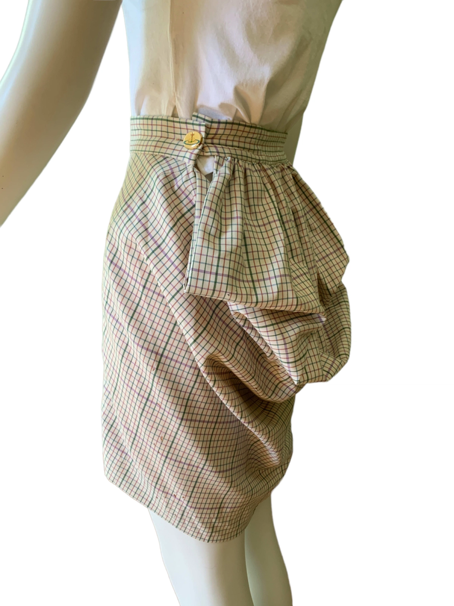 90s Rare Vivienne Westwood Bustle Skirt 