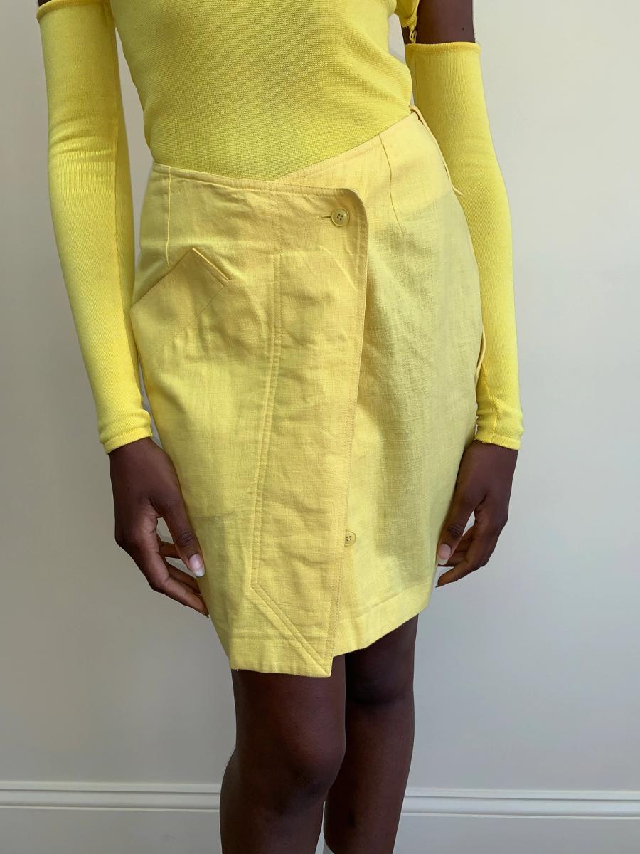 Claude Montana 80s Wiggle Skirt product image