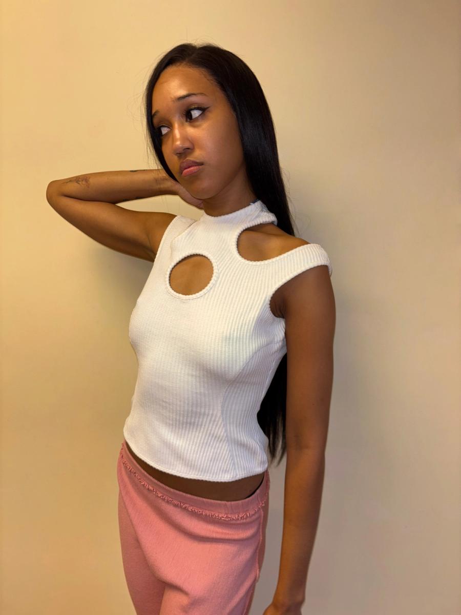 80s Thierry Mugler Cutout Top product image