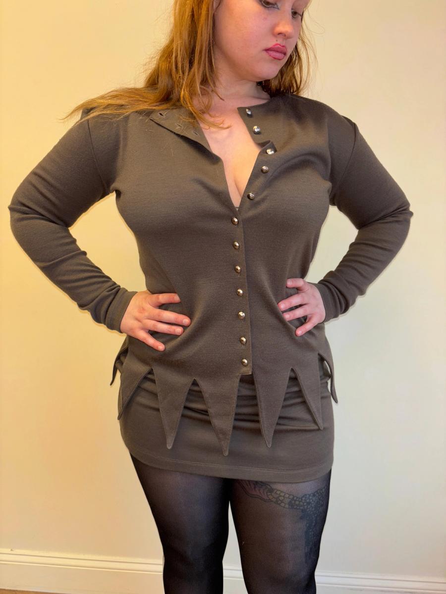 90s Chantal Thomass Jagged Hem Set product image