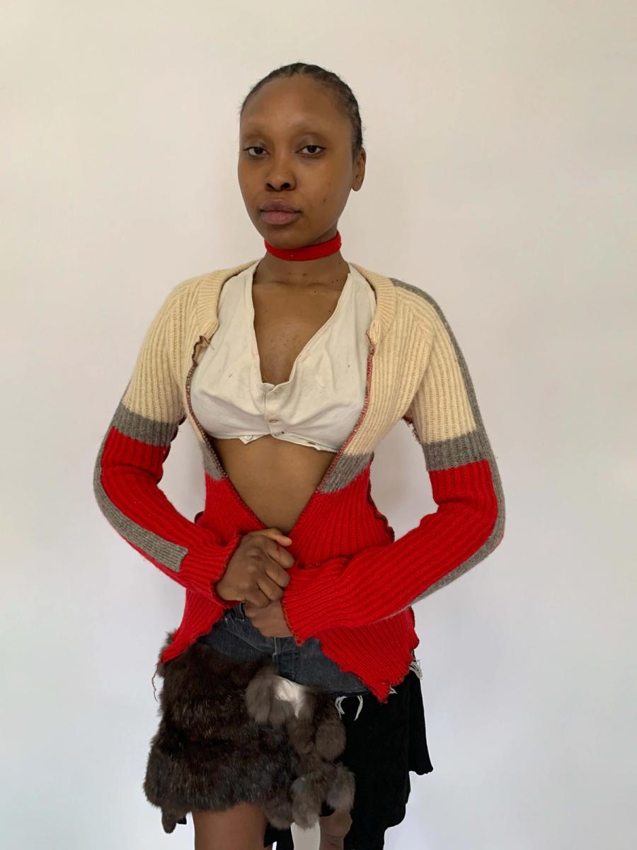 90s Xuly Bët Patchwork Sweater product image