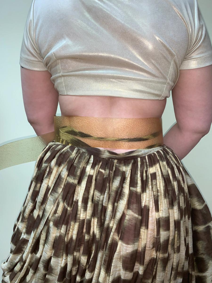 90s Beauty: Beast Clear Leather Belt product image