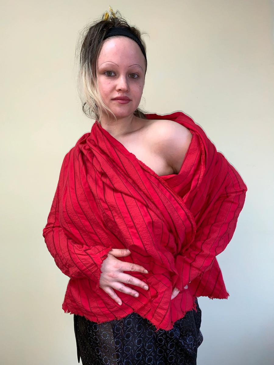 Vivienne Westwood Anglomania Seersucker Shawl Jacket product image