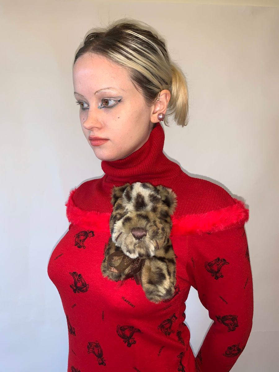 Wonderful World- Kaneko Isao Cheetah Teddy Brooch product image