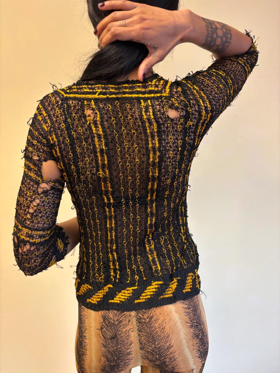 1930s Italian Handmade Knit Top product image