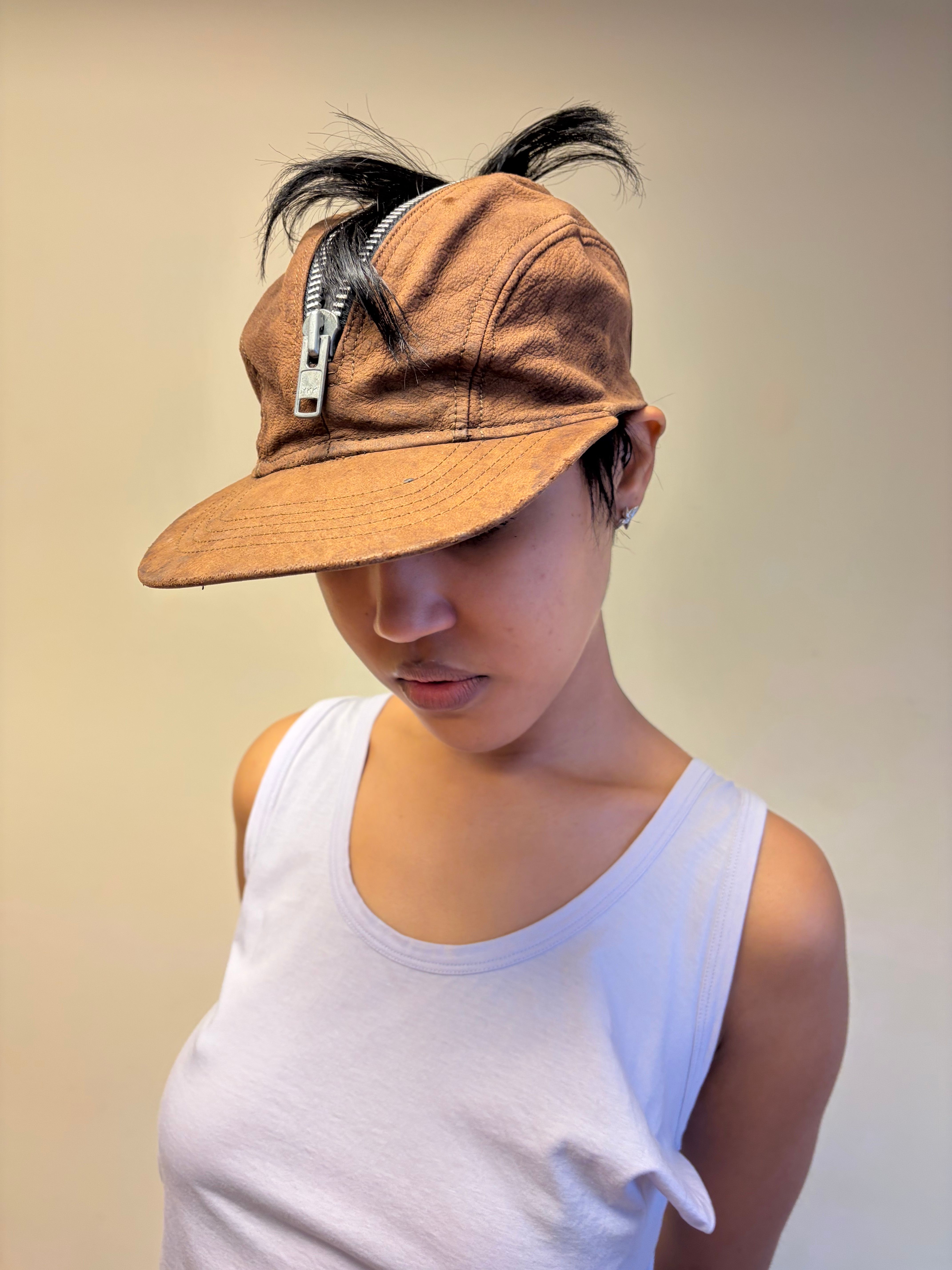 80s BOY London Zip Up Baseball Cap