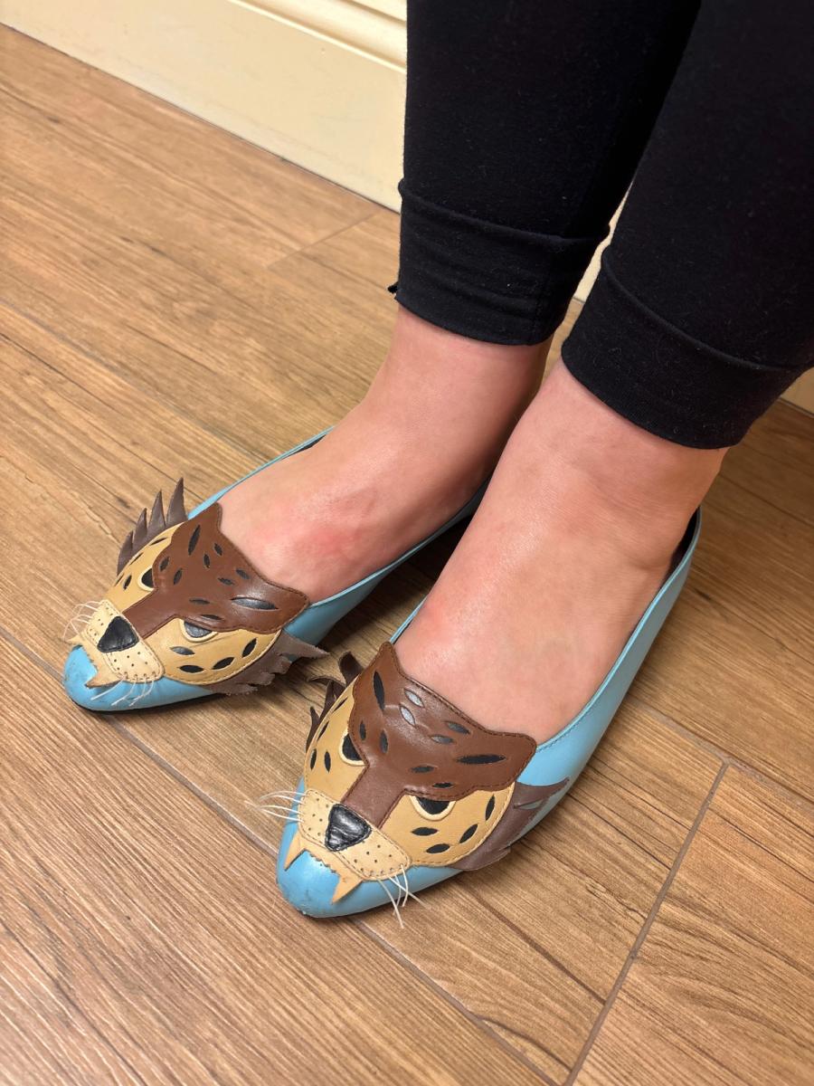 Marjan Pejoski Wild Cat Leather Flats product image