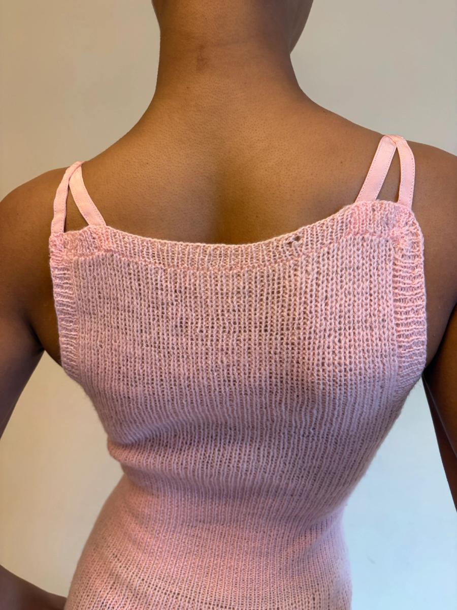1930 Knit Bubblegum Pink Slip product image