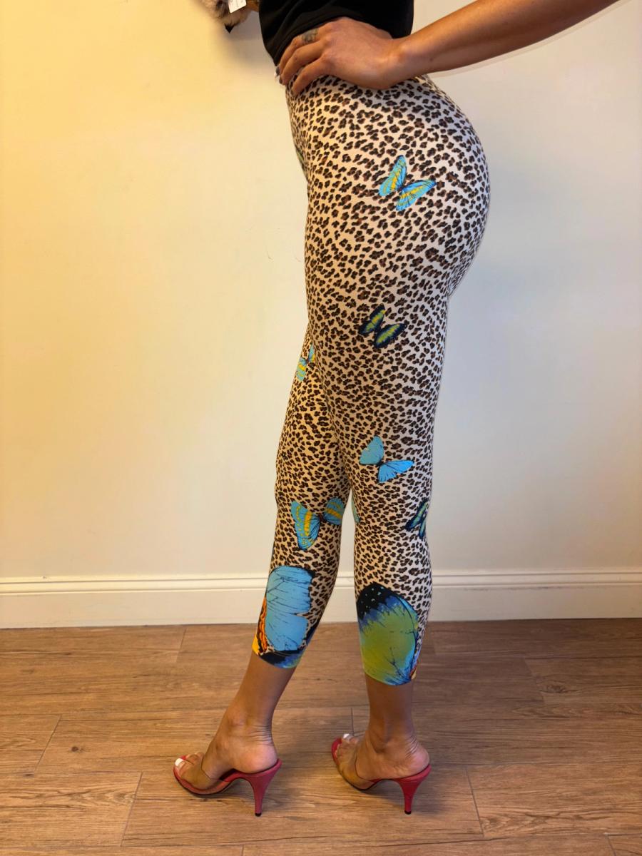 Kenzo Cheetah Print Butterfly Leggings product image