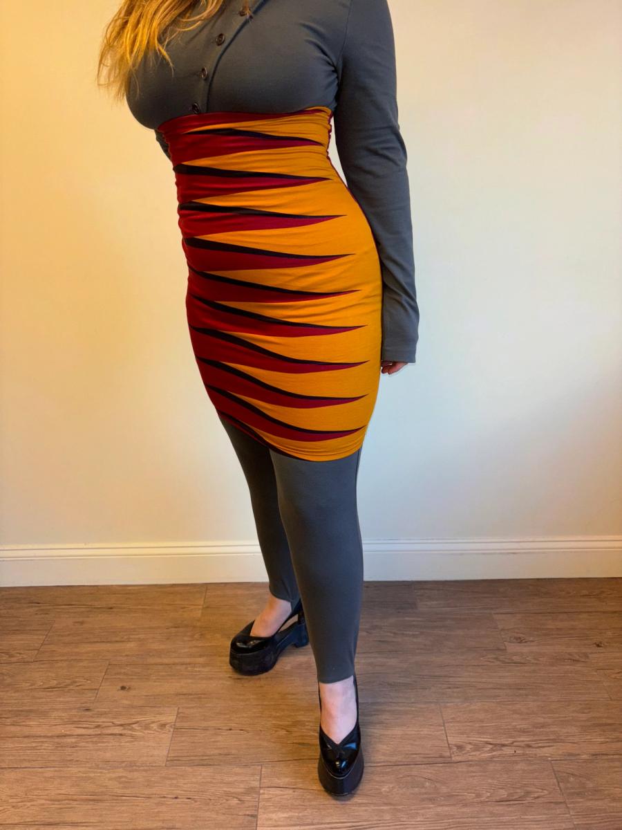 1987 Jean- Paul Gaultier Jagged Bodycon Skirt product image