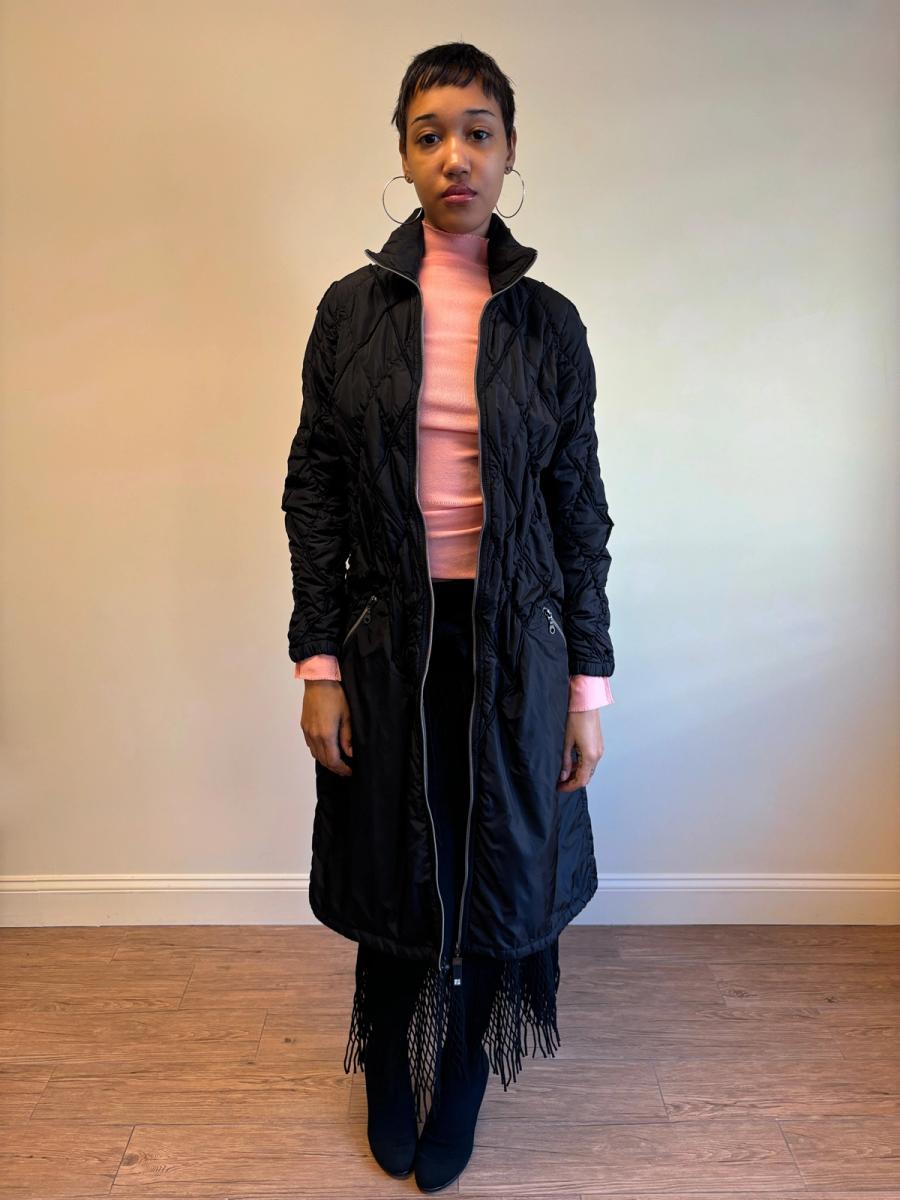 Marithé François Girbaud Long Black Puffer Jacket product image