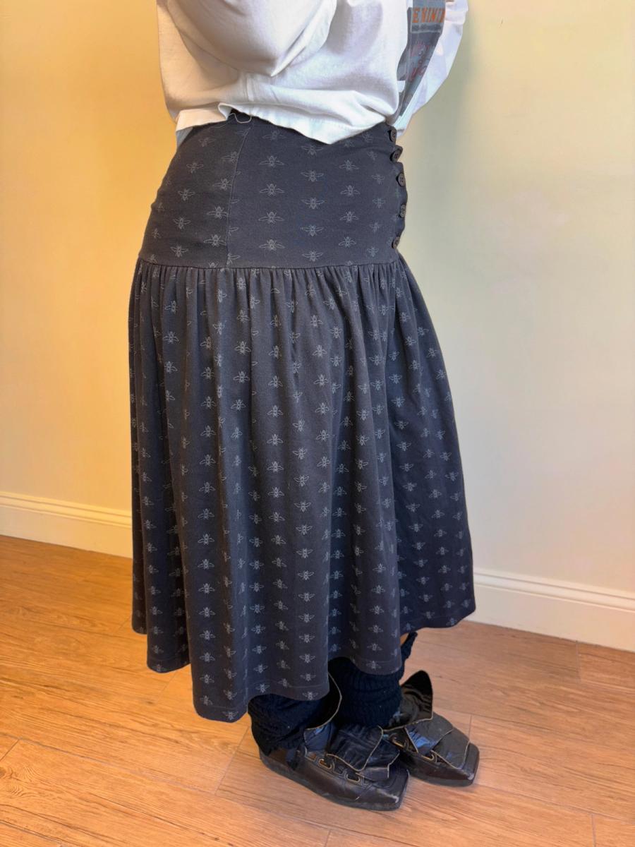 80s Krizia Maglia Bee Print Skirt product image