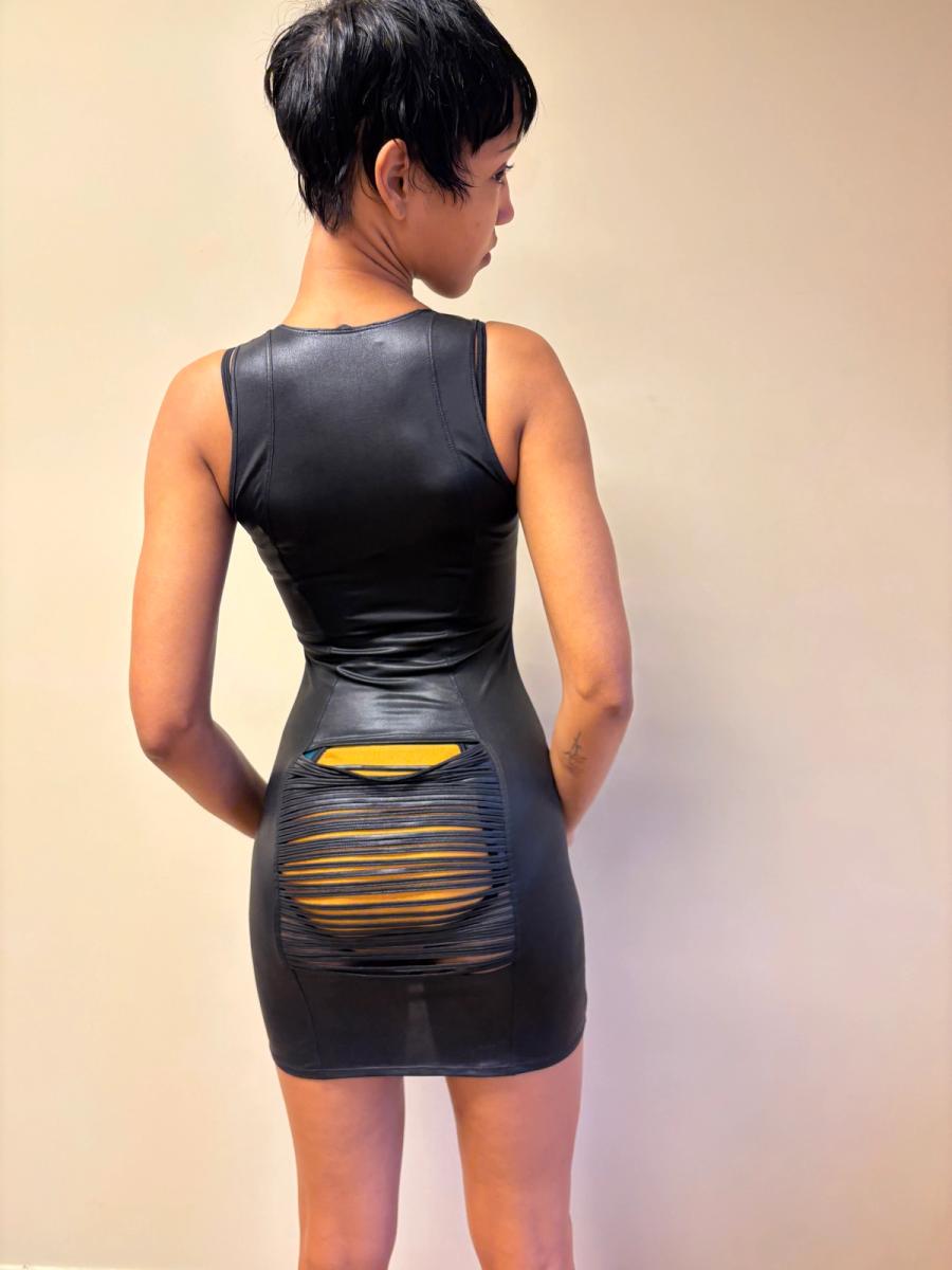 Patrice Catanzaro Butt Fringe Cutout Dress product image