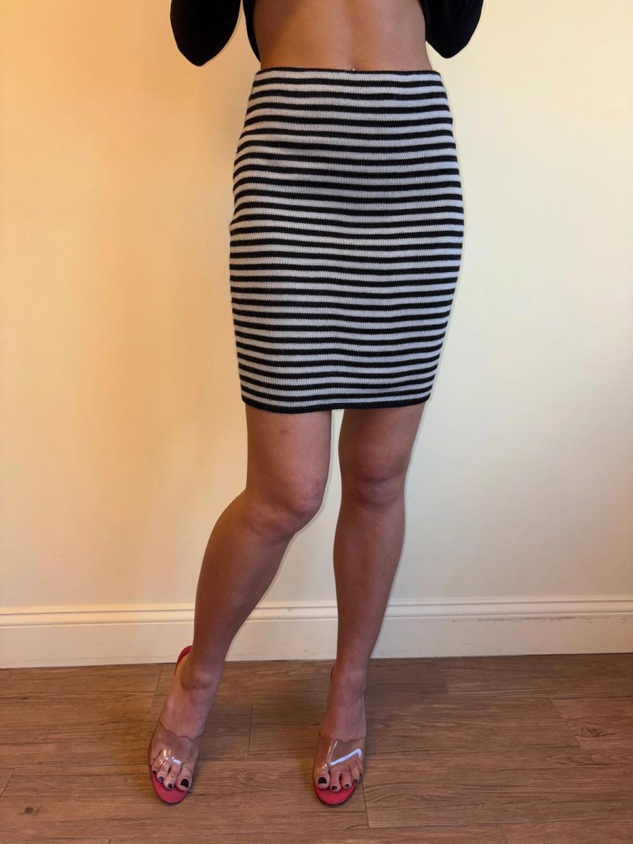 Dorothée Bis Striped Knit Skirt product image