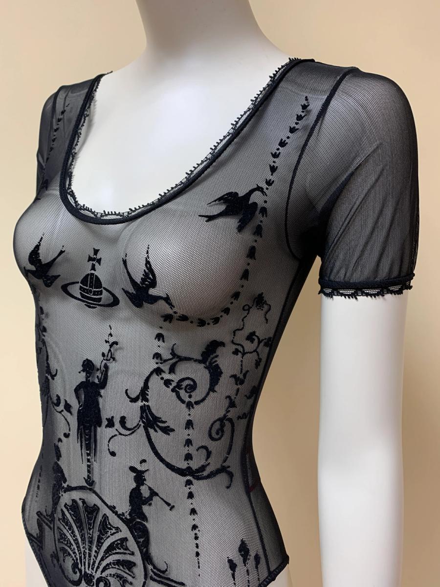 1992 Vivienne Westwood Black Boulle Leotard product image