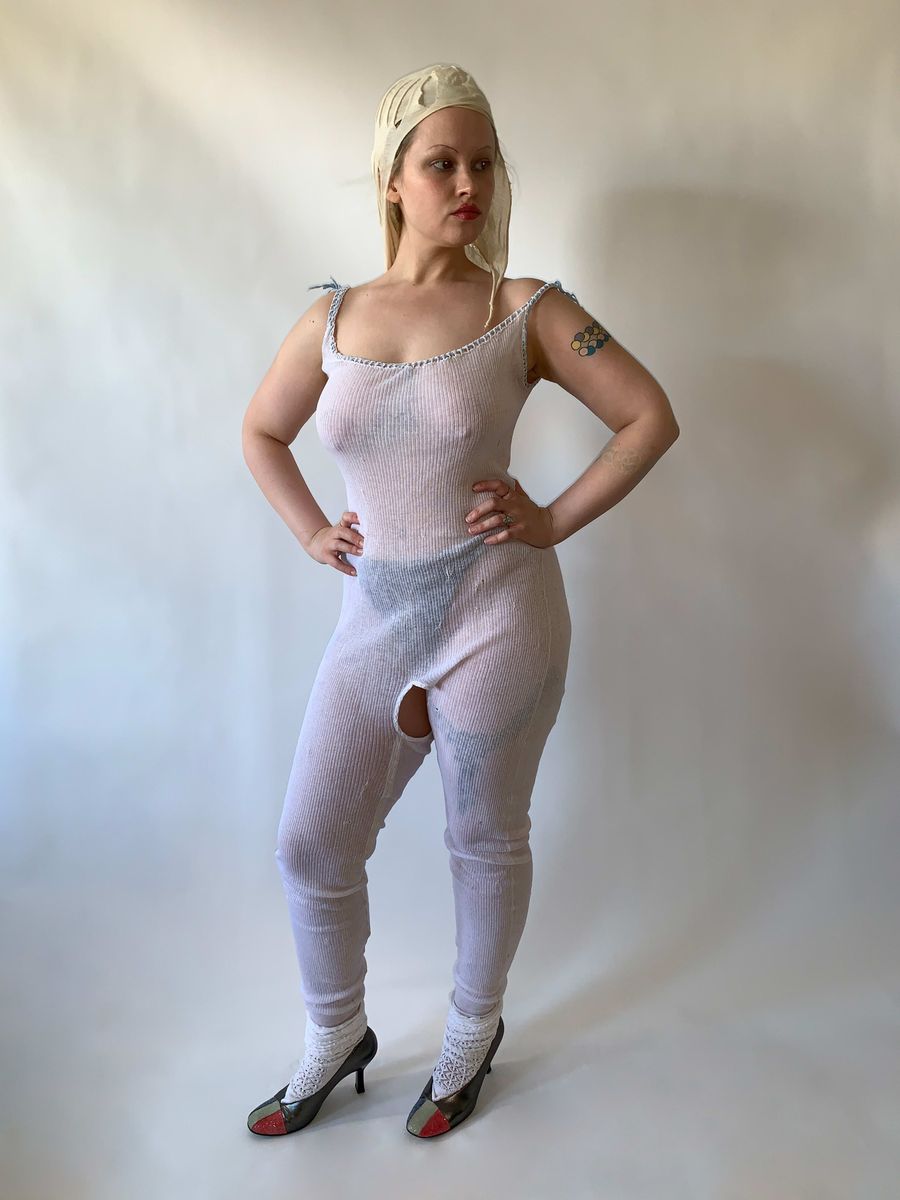 Antique Swiss Knit Combination Suit product image