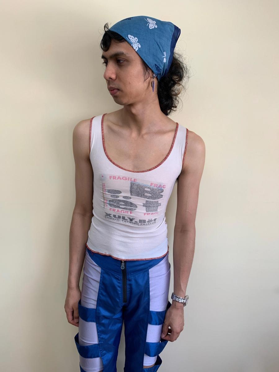 90s Xuly Bët "Fragile" Stocking Top product image