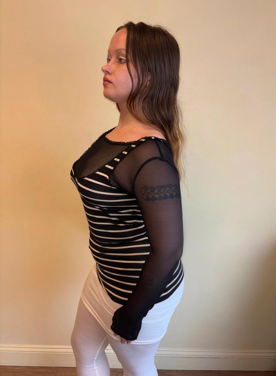 Chantal Thomass Striped 2 Layer Top  product image
