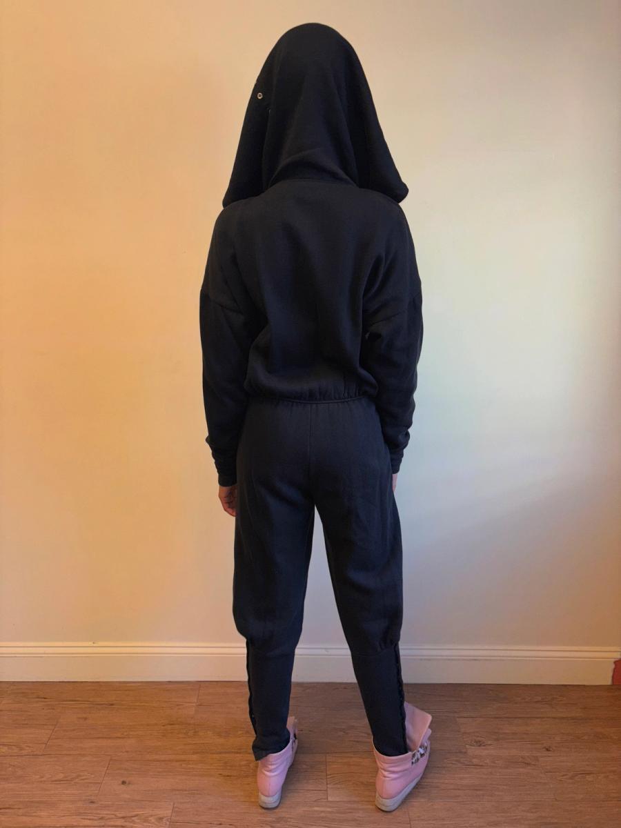 1980s Norma Kamali OMO Snap Sweatshirt Suit product image