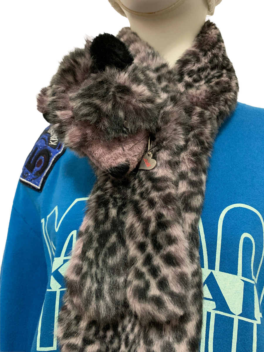 MILK Cheetah Faux Fur Scarf and Arm Warmers product image
