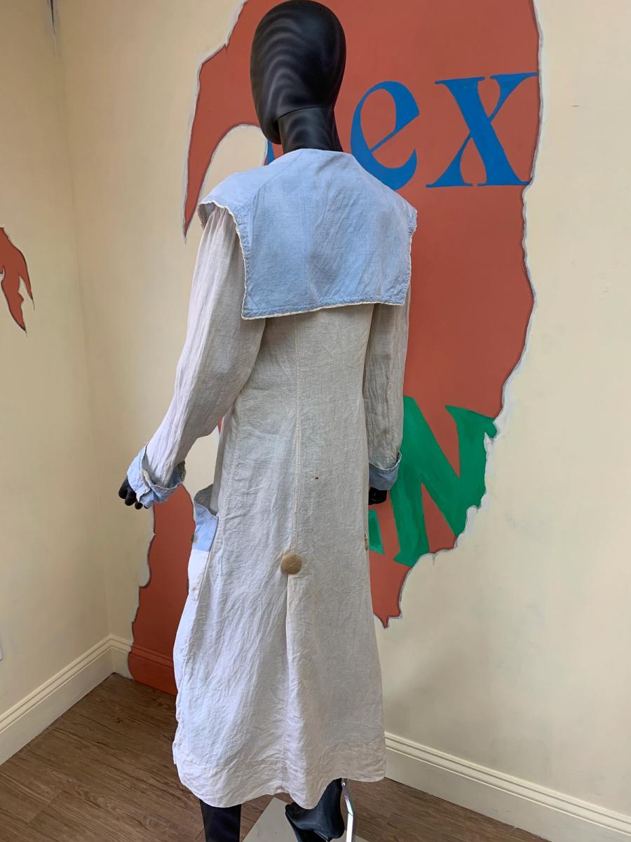 Edwardian Duster with Baby Blue Accents product image