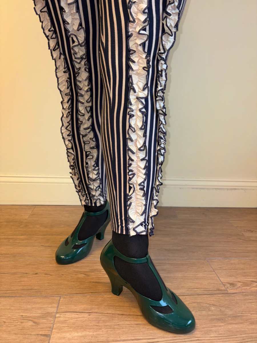 80s Jean-Paul Gaultier Ruffle Leggings product image