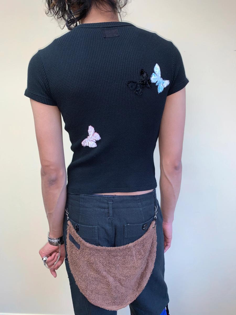 20471120 Waffle Tee with Butterflies product image