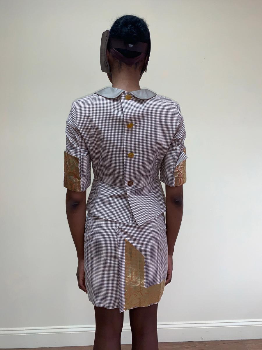 Vivienne Westwood 1989 'Civilizade' Gingham Suit With Gold Frame product image