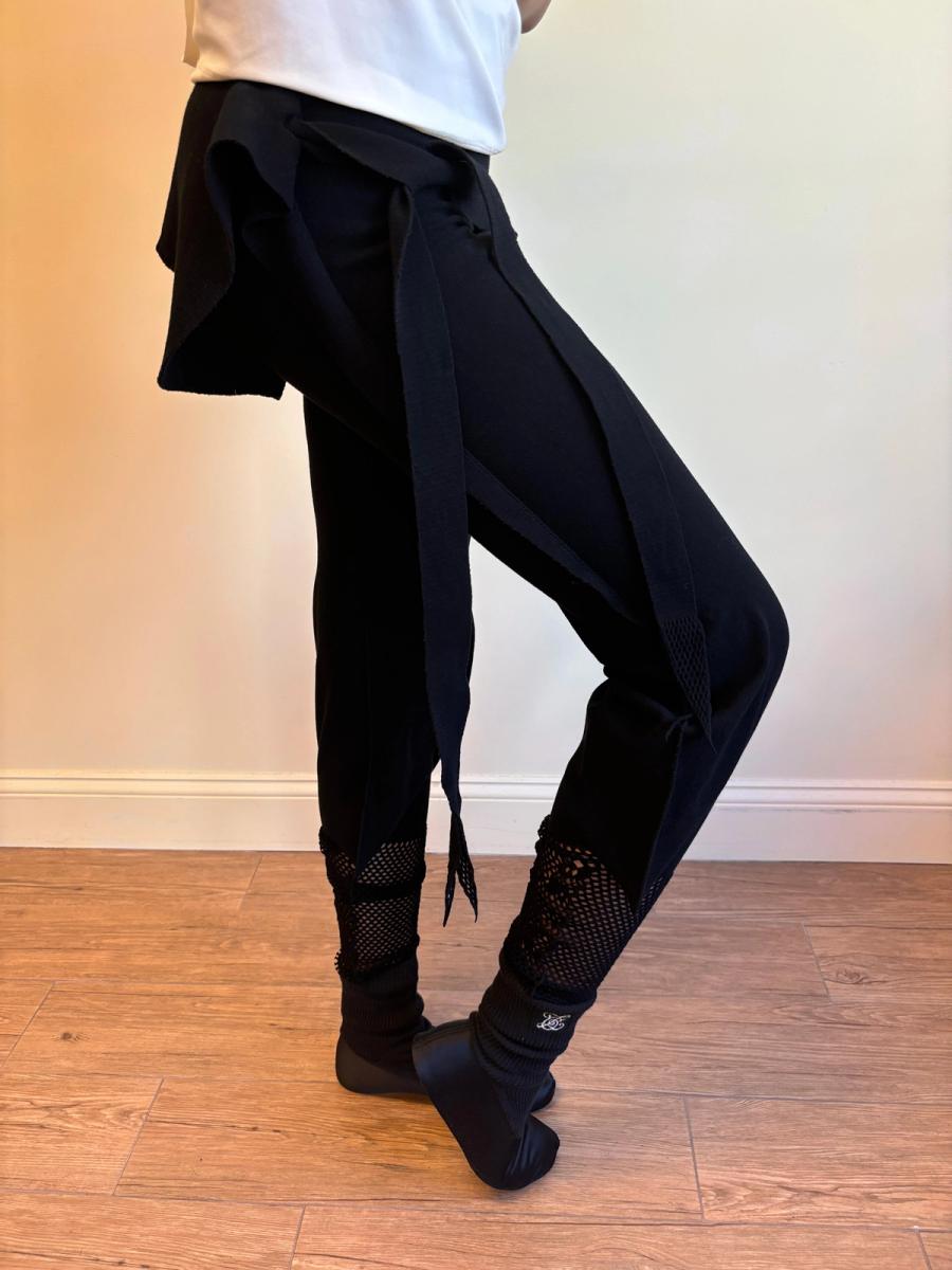 APOC Black Pants with Mesh Trim product image