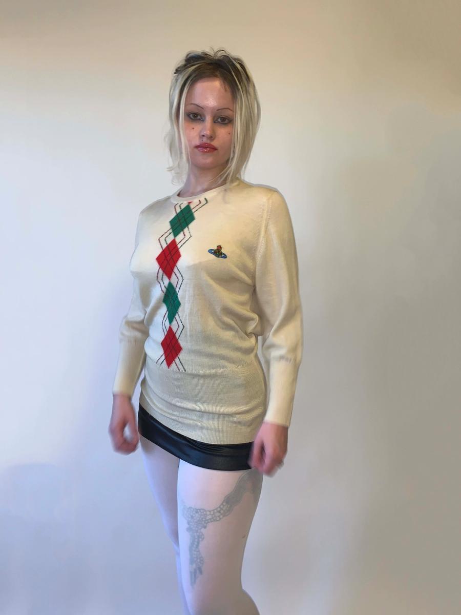 Vivienne Westwood 1989 Pagan Argyle Knit