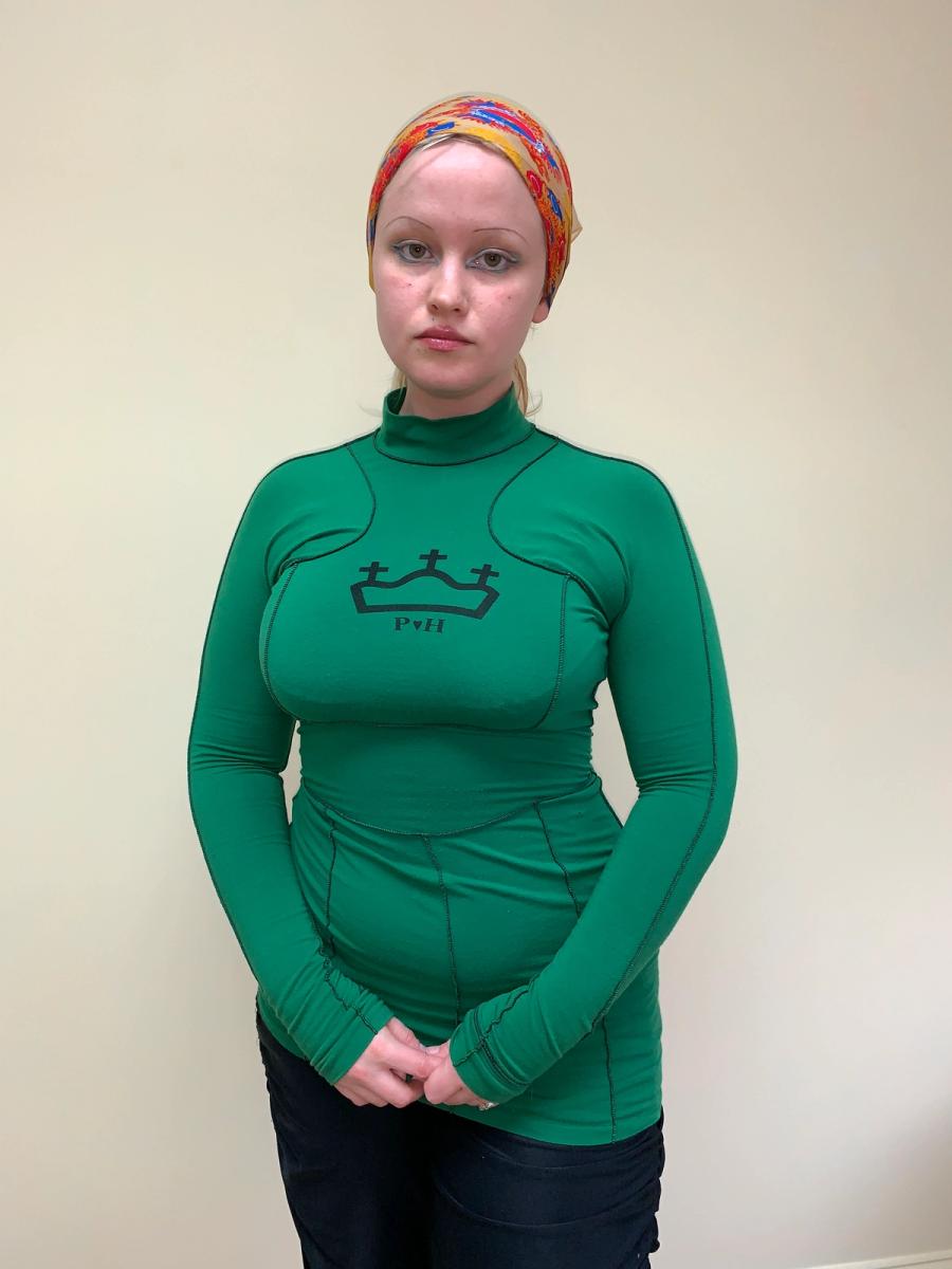 Pam Hogg Clover Mock Neck Dress product image