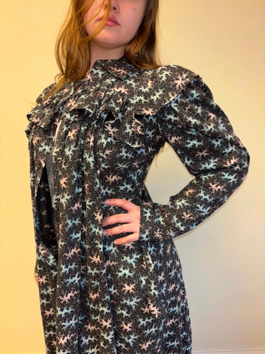 1800s Vermicular Print Vibrant Wrapper product image