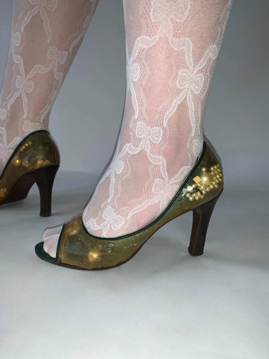 Mihara Yasuhiro Clear Sculptural Pumps product image