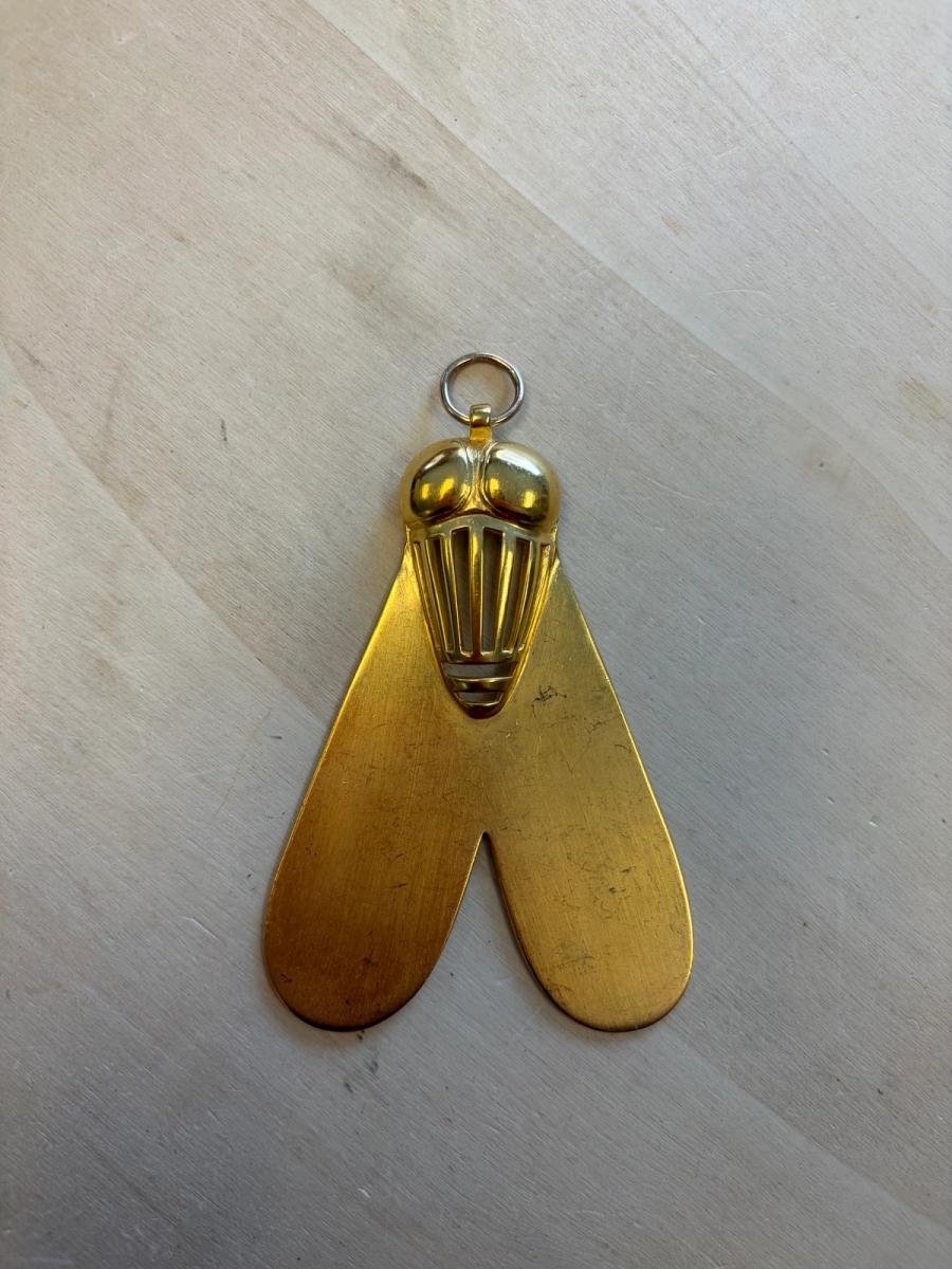 1970s Reproduction of Ancient Egyptian Gold Fly product image