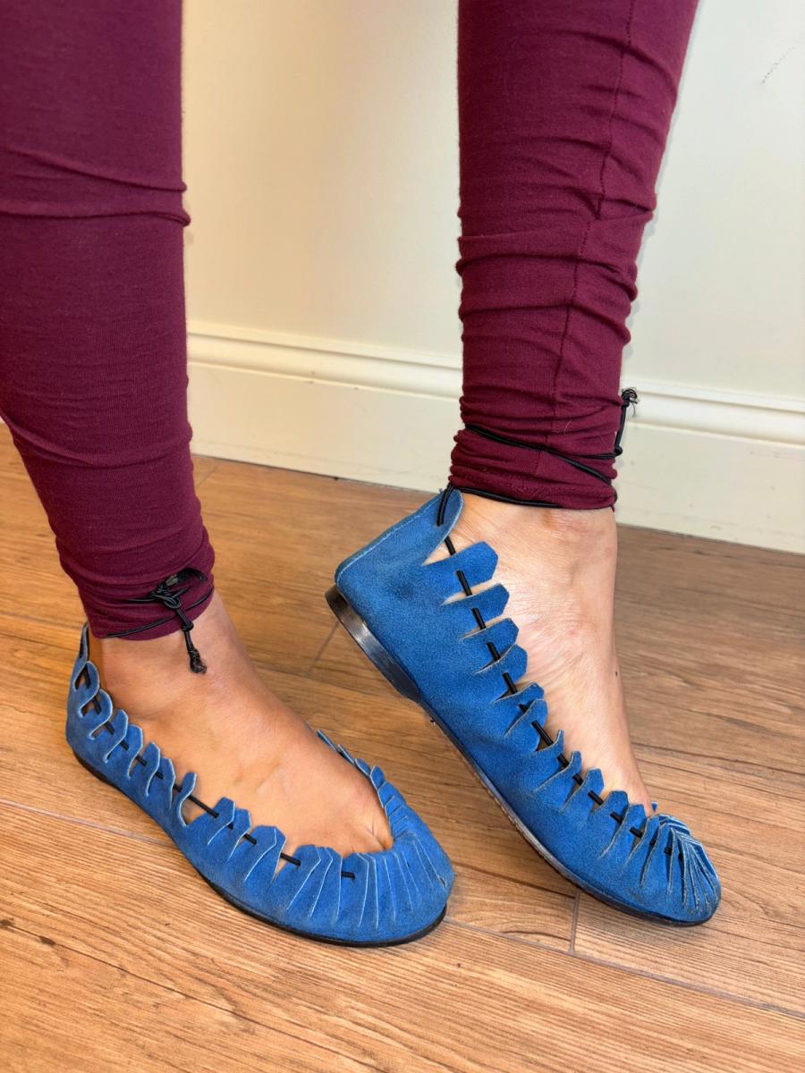 80s Norma Kamali Antique Style Sandals product image
