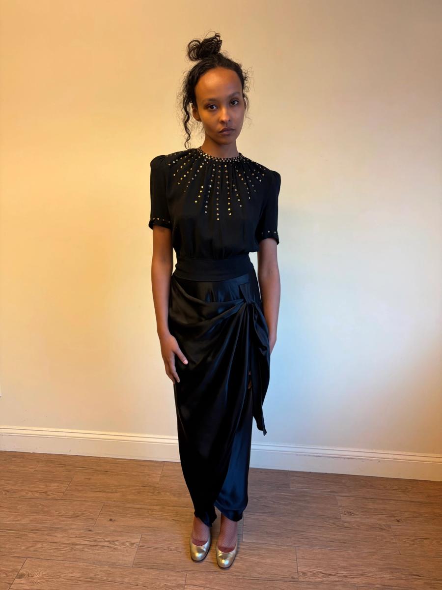 1980s Norma Kamali OMO Convertible Skirt Pant  product image