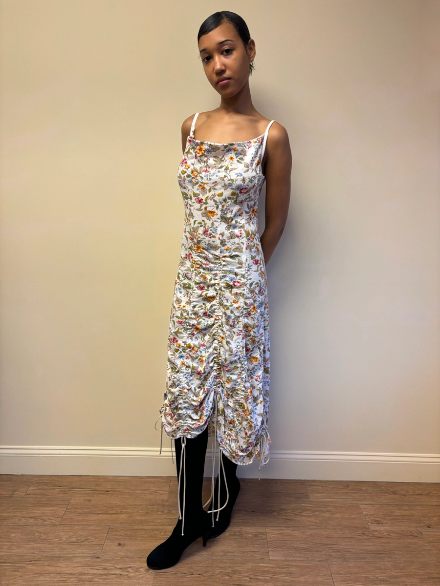 20471120 Floral Parachute Dress