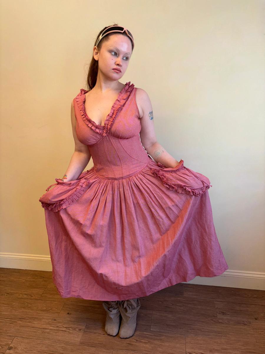 SS 1992 Chantal Thomass Corseted Sundress With Pockets product image