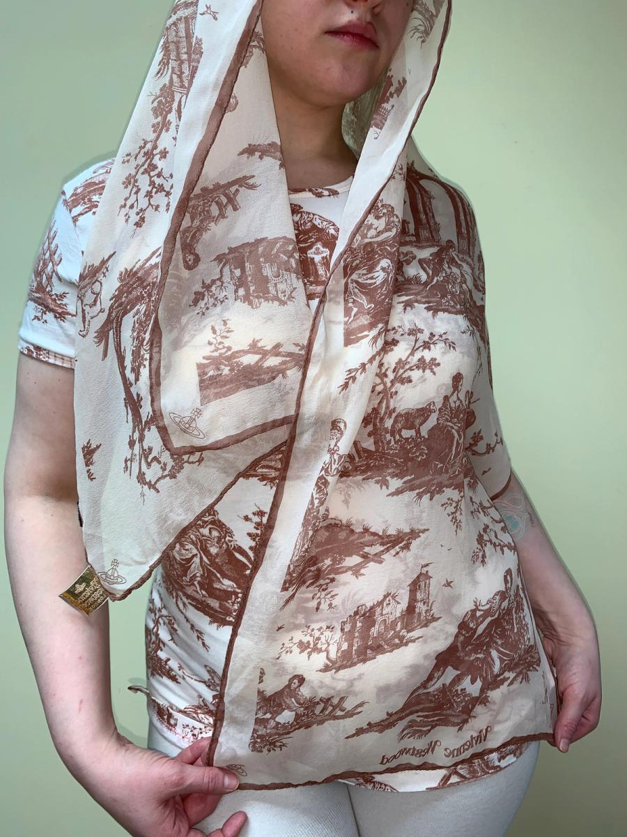 Vivienne Westwood 1996 Toile de Jouy Scarf product image