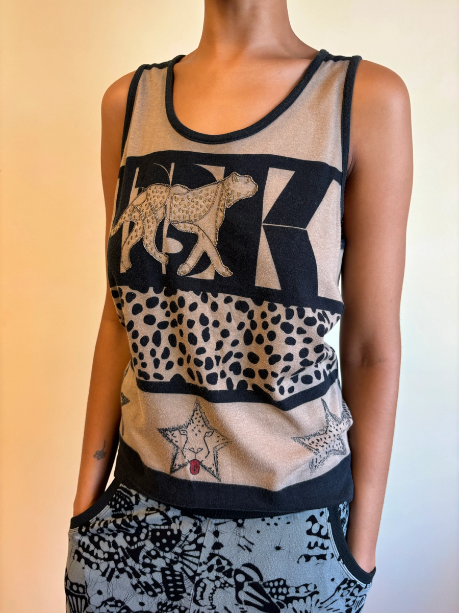 80s Krizia Cheetah Print Tanktop product image