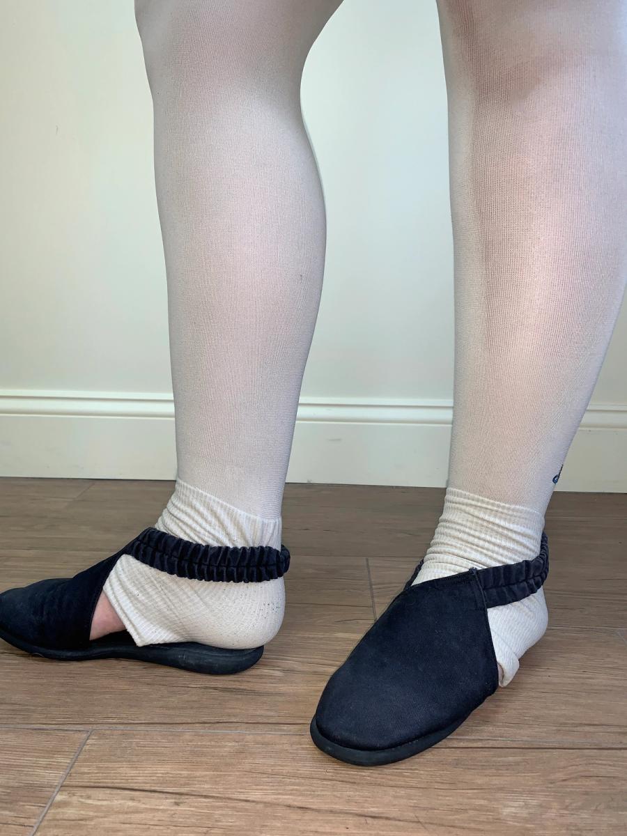 80s IS Issey Miyake Asymmetrical Slipper Shoes product image