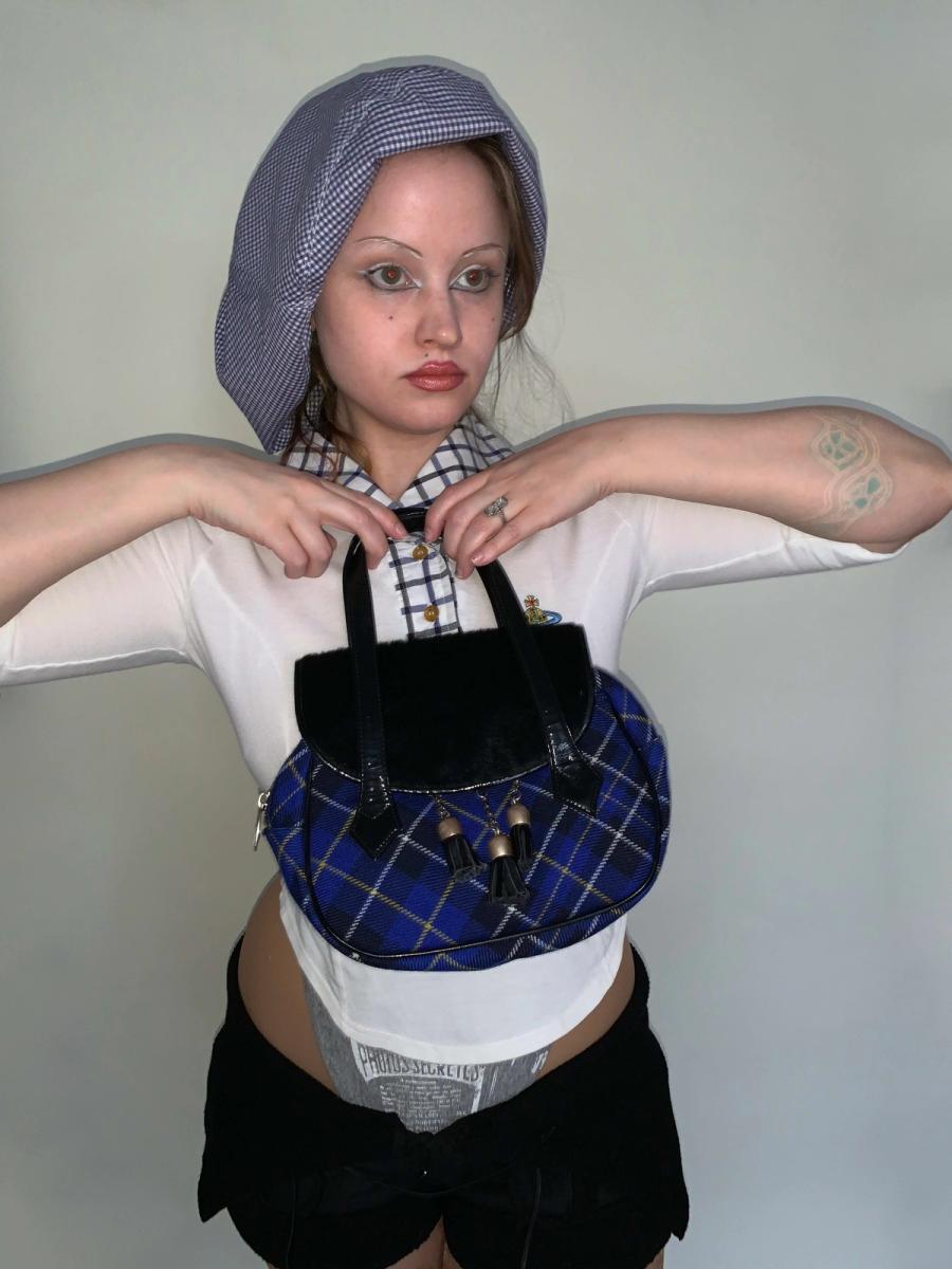 90s Vivienne Westwood Tartan Sporran Purse product image