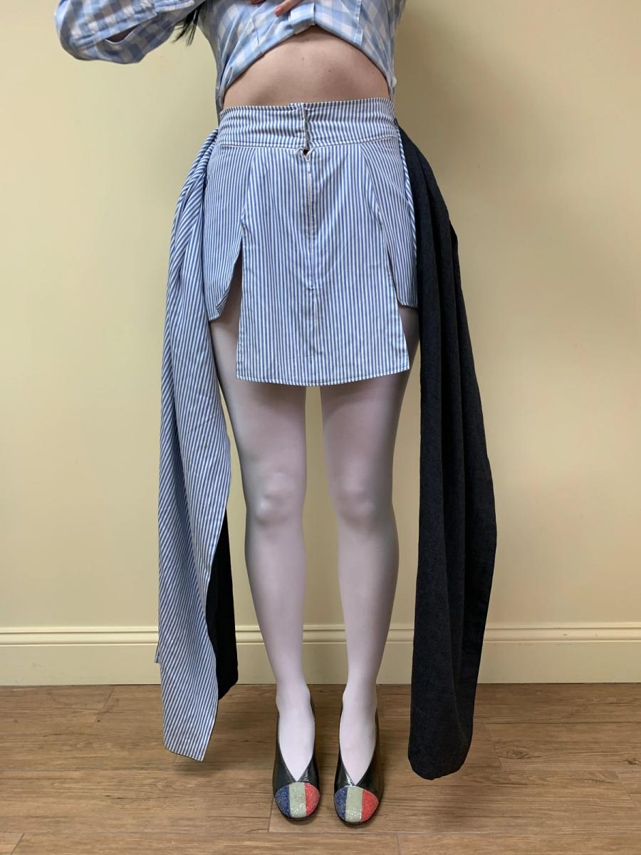 20471120 Miniskirt with Draping Sash Detail product image