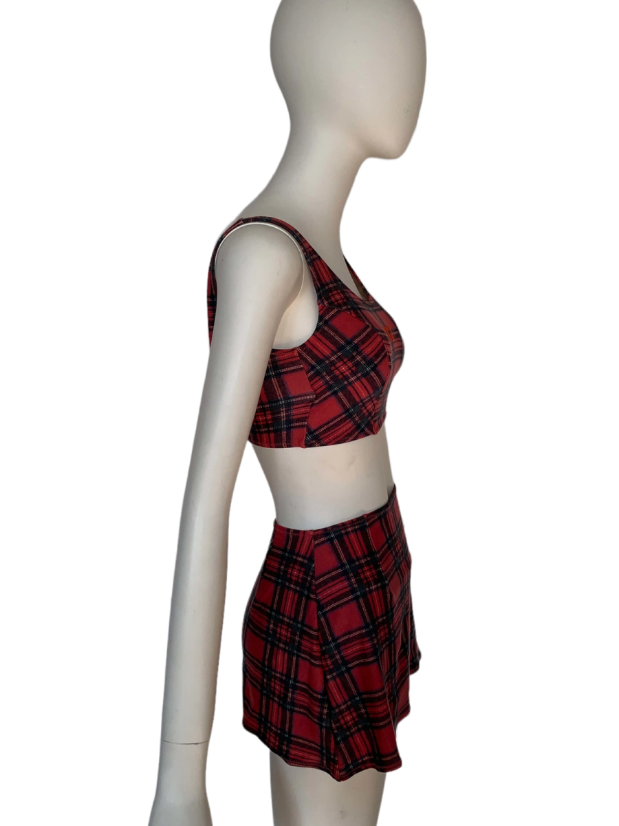 90s Michiko Koshino Plaid Swim Set product image