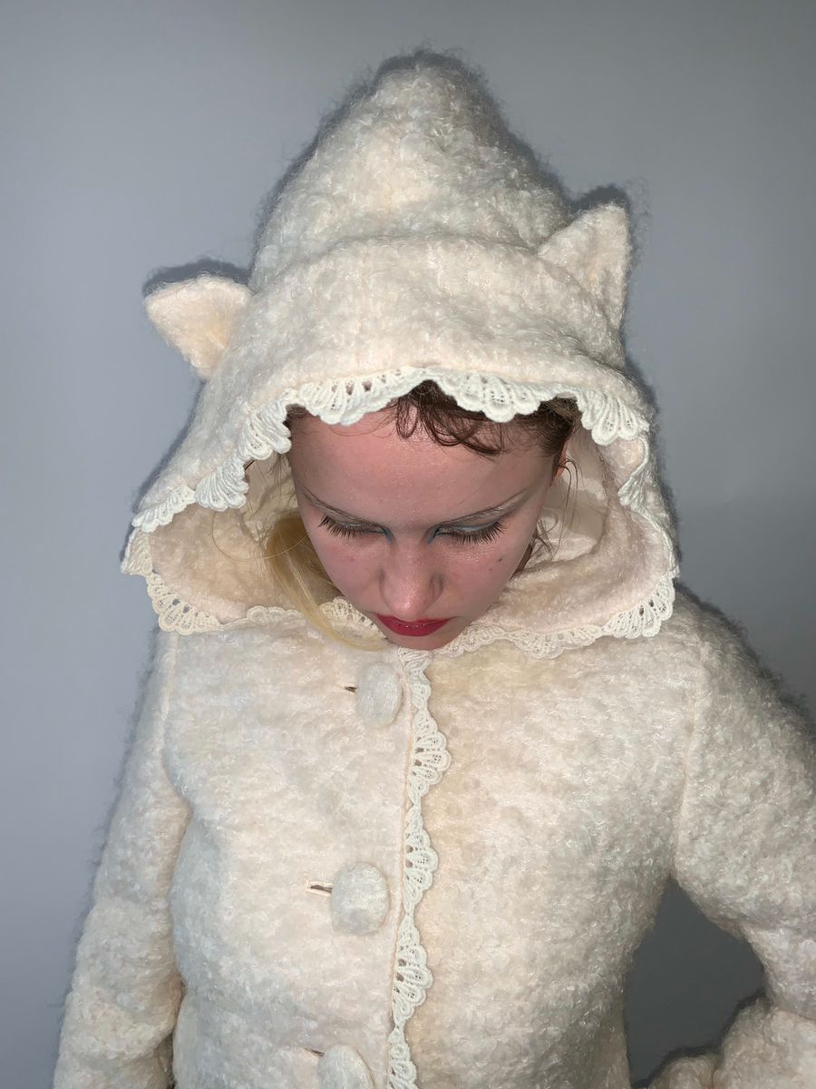 Pink House Boucle Cat Ear Jacket product image