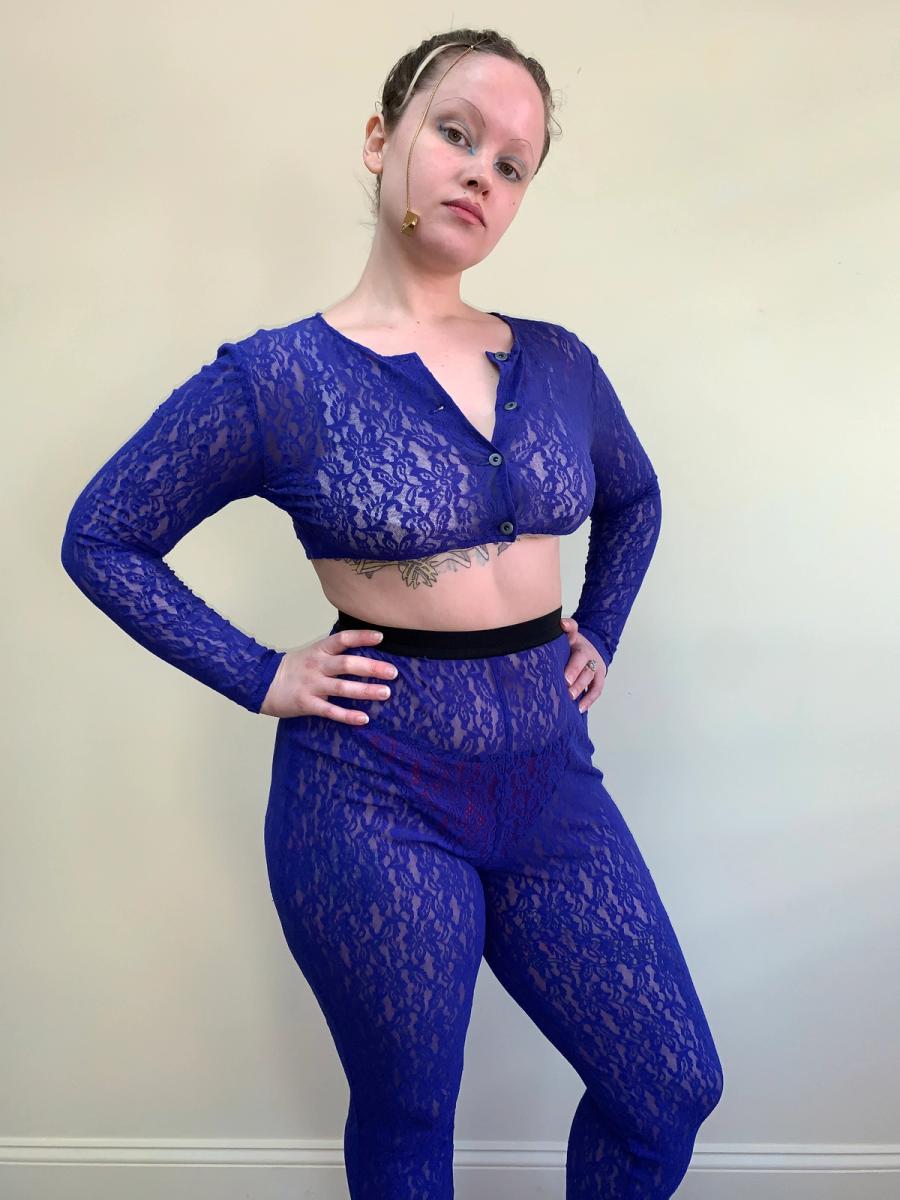 80s Gaultier Public Lace Set  product image