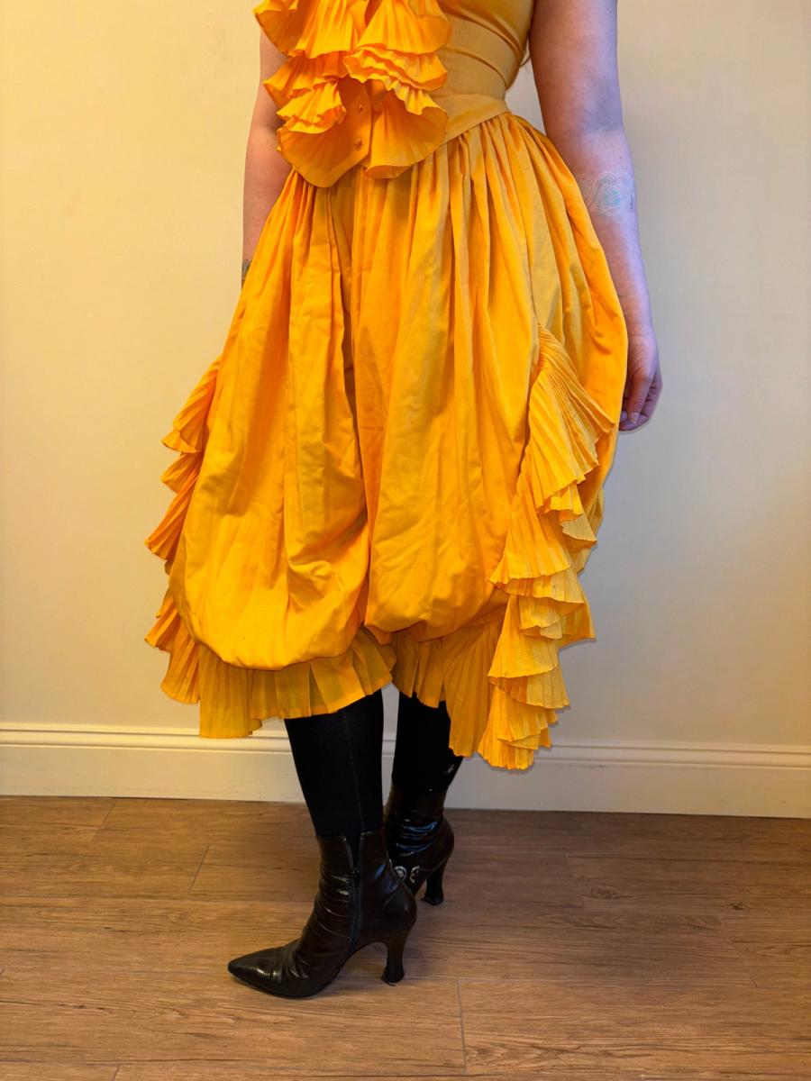 80s Chantal Thomass Yellow Top and Pants Set product image